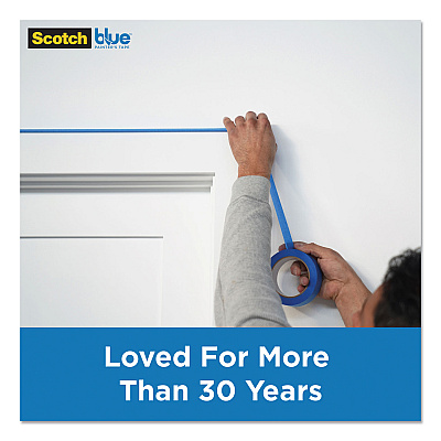 ScotchBlue Original Multi-Surface Painter's Tape, 3" Core, 0.94" x 60 yds, Blue, 6/Pack (MMM209024EVP)