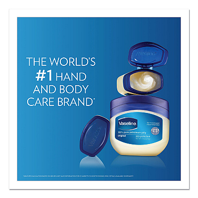 Vaseline Jelly Original, 13 oz Jar, 24/Carton (UNI34500CT)