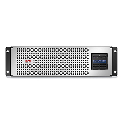 APC SMTL1500RM3UC Smart-UPS Li-Ion Rackmount Battery Backup System, 6 Outlets, 1,500 VA, 680 J