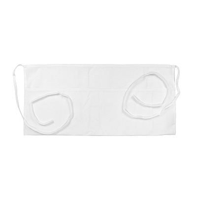 Mariposa Waist Apron 26x12 White, Case Of 48 (WAISTAPRON-WHT-CS)