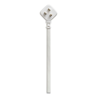 NXT Technologies Surge Protector, 6 AC Outlets, 4 ft Cord, 600 J, White (NXT24373160)