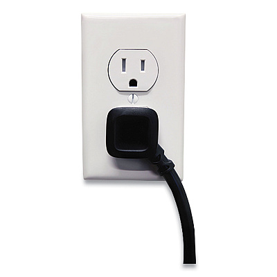 NXT Technologies Surge Protector, 6 AC Outlets, 4 ft Cord, 600 J, Black (NXT24373161)