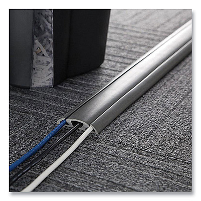 UT Wire Cord Protector and Concealer, 2.6" x 5 ft, Gray (RBOUTWCP501GY)