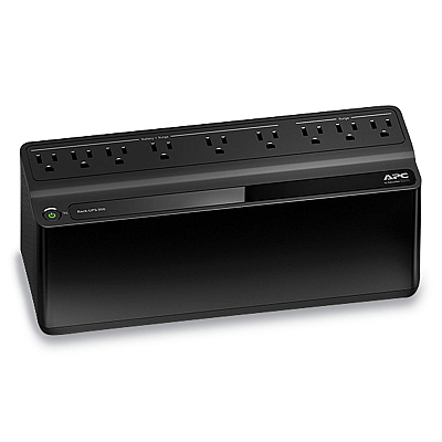APC BN900M Back-UPS 900 VA Battery Backup System, 9 Outlets, 900 VA, 354 J (SEUBVN900M1)