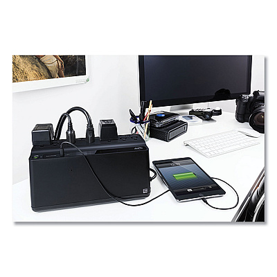 APC BN650M1 Back-UPS 650 VA Battery Backup System, 7 Outlets, 650 VA, 490 J (SEUBVN650M1)