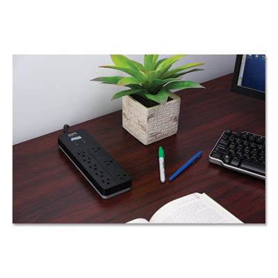 APC Home Office SurgeArrest Power Surge Protector, 8 AC Outlets, 6 ft Cord, 2,160 J, Black (PH8)