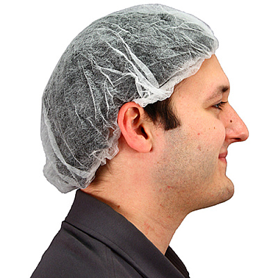 Impact Polypro Bouffant Cap White 21 In., Case Of 1000 (MB-21-1000/W)