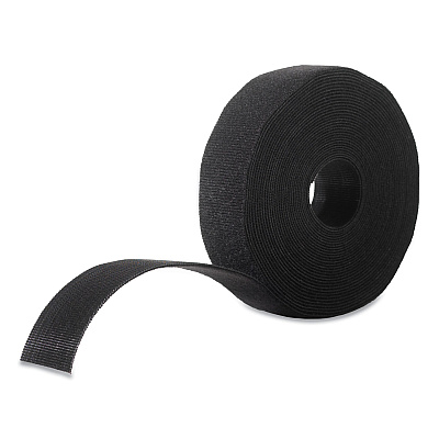 Velcro ONE-WRAP Pre-Cut Standard Ties, 0.75" x 12", Black (VEK90340)