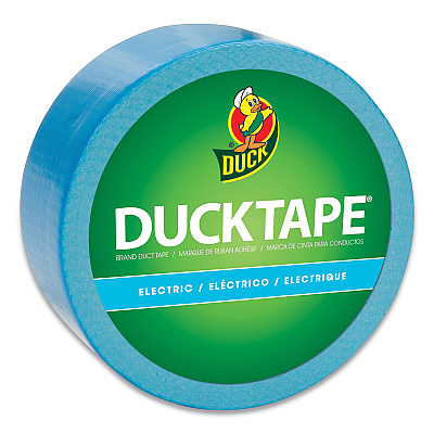 Duck Colored Duct Tape, 3" Core, 1.88" x 20 yds, Electric Blue (DUC1311000)