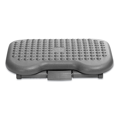 Mind Reader Comfy Footrest, 18w x 13.4d x 4.3h, Black (EMSFTRESTBLK)