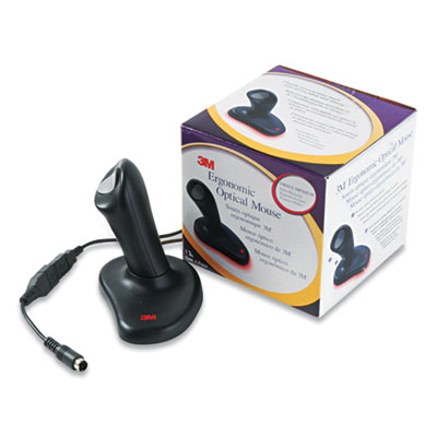 3M EM500GPS Ergonomic Wired Three-Button Optical Mouse