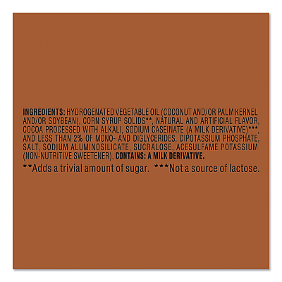 Coffee-mate Sugar Free Chocolate Creme Powdered Creamer, 10.2 oz, 6/Carton (NES59573CT)