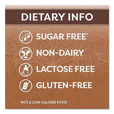 Coffee-mate Sugar Free Chocolate Creme Powdered Creamer, 10.2 oz, 6/Carton (NES59573CT)