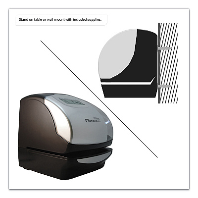 Acroprint ES900 Atomic Electronic Payroll Recorder, Time Stamp and Numbering Machine, Digital Display, Black (ACP010209000)