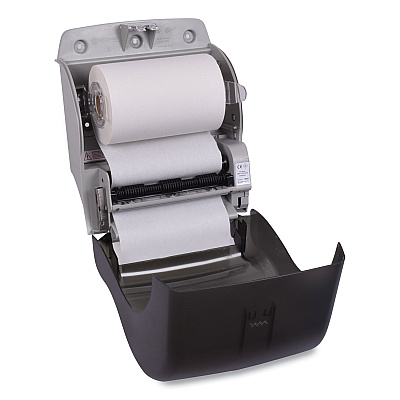 Tork Hand Towel Dispenser, Electronic, 11.78 x 9.12 x 14.39, Translucent Smoke (TRK86ECO)