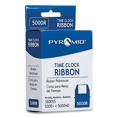 Pyramid Technologies 5000R Time Clock Ribbon, Black