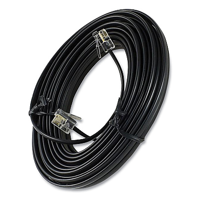 Power Gear Line Cord, Plug/Plug, 25 ft, Black (PWG76580999)