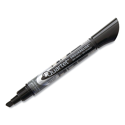 Quartet EnduraGlide Dry Erase Marker Kit with Cleaner and Eraser, Broad Chisel Tip, Assorted Colors, 4/Pack (QRT5001M4SK)