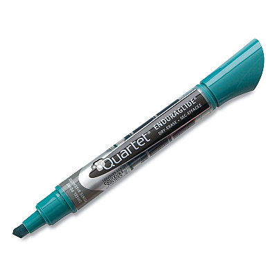 Quartet EnduraGlide Dry Erase Marker Kit with Cleaner and Eraser, Broad Chisel Tip, Assorted Colors, 4/Pack (QRT5001M4SK)