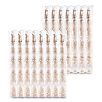 Dart Trophy Plus Dual Temperature Insulated Cups in Symphony Design, 16 oz, Beige, 50/Pack, 15 Packs/Carton (SCCX16NJ8002)