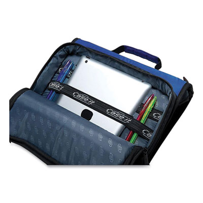 Case it Universal Zipper Binder, 3 Rings, 2" Capacity, 11 X 8.5, Black (CAELT007BLACK)
