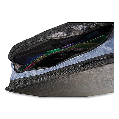 Case it Mighty Zip Tab Binder, 3 Rings, 3" Capacity, 11 x 8.5, Black (D146BLACK)