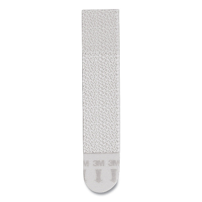 Command Bath Picture Hanging Strips, Large, Removable, Holds Up to 4 lbs per Pair, 0.75 x 3.65, White, 4 Pairs/Pack (MMM17206BES)