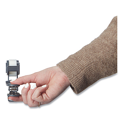 Scotch Clip and Twist Desktop Tape Dispenser, with Tape Roll, 1" Core, Plastic, Gray (MMMC19CLIP)