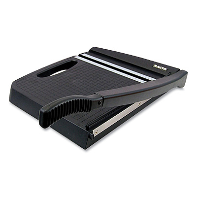 X-ACTO 10-Sheet Guillotine Trimmer, 10 Sheets, 12" Cut Length, Plastic Base, 13 x 13 (EPI26232)