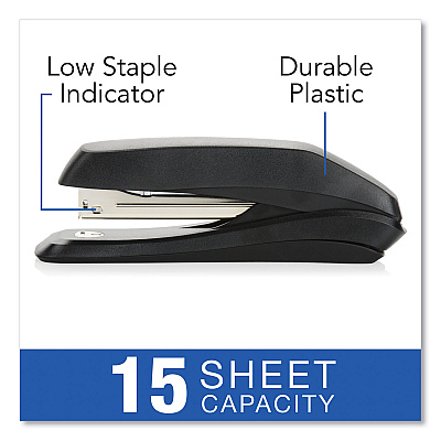 Swingline Standard Stapler Value Pack, 15-Sheet Capacity, Black (SWIS7054567CC)
