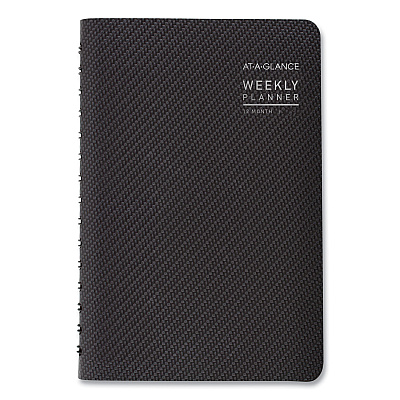 AT-A-GLANCE Contemporary Weekly/Monthly Planner, Open-Block Format, 8.5 x 5.5, Graphite Cover, 12-Month (Jan to Dec): 2026 (70100X45)