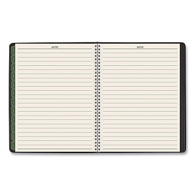AT-A-GLANCE Recycled Weekly Vertical-Column Format Appointment Book, 8.75 x 7, Black Cover, 12-Month (Jan to Dec): 2026 (70951G05)