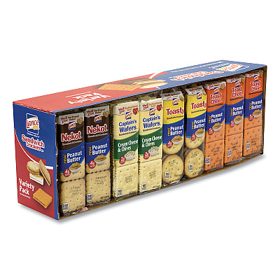 Lance Cookies and Crackers Variety Pack, Assorted, 36/Box (GRR22000400)