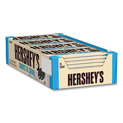 Hershey's Cookies 'n' Creme Candy Bar, 1.55 oz Bar, 36 Bars/Carton (GRR20900965)