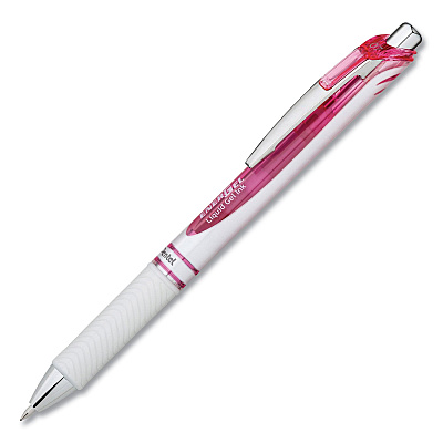 Pentel EnerGel RTX Gel Pen, Retractable, Medium 0.7 mm, Three Assorted Ink and Barrel Colors, 3/Pack (PENBL77WBPS3M1)