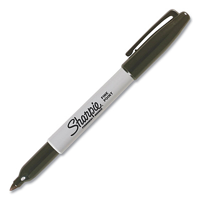 Sharpie Fine Bullet Tip Permanent Marker, Black, Dozen (SAN1812419)
