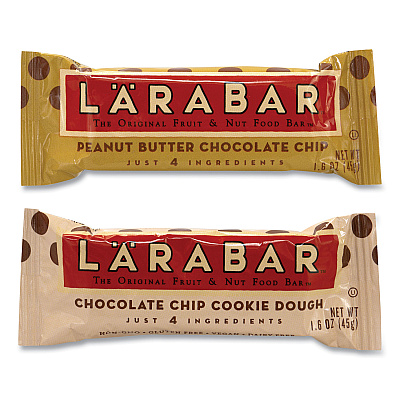 Larabar The Original Fruit and Nut Food Bar, Assorted Flavors, 1.6 oz Bar, 20 Bars/Box (GRR22000447)