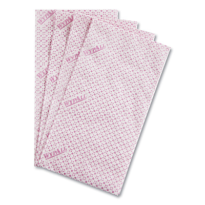 WypAll Foodservice Cloths, 12.5 x 23.5, Red, 200/Carton (KCC51639)