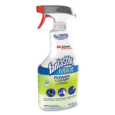 Fantastik Max Power Cleaner, Pleasant Scent, 32 oz Spray Bottle, 8/Carton (SJN323563)