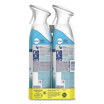 Febreze AIR, Crisp Clean, 8.8 oz Aerosol Spray, 2/Pack (PGC97806)