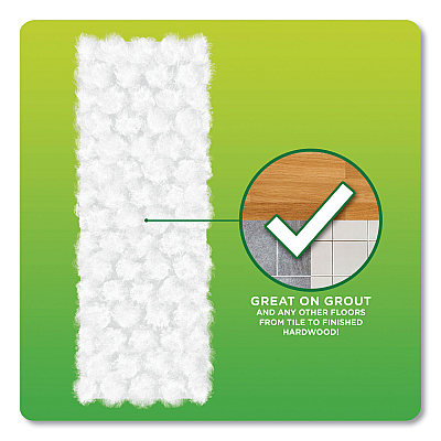 Swiffer Heavy-Duty Dry Refill Cloths, White, 11 x 8.5, 32/Pack (PGC77198)