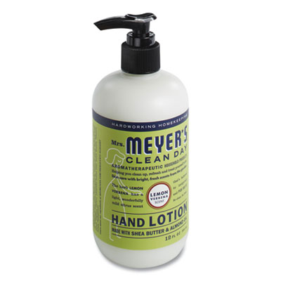 Mrs. Meyer's Clean Day Hand Lotion, 12 oz Pump Bottle, Lemon Verbena (SJN686585)