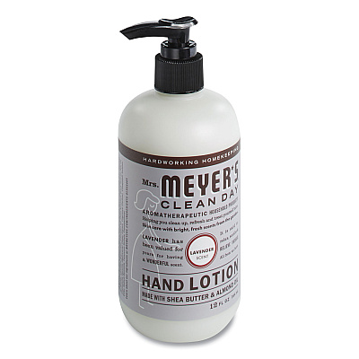 Mrs. Meyer's Clean Day Hand Lotion, 12 oz Pump Bottle, Lavender (SJN686640)