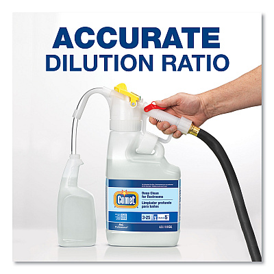 P&G Professional Dilute 2 Go, Comet Deep Clean for Restrooms, Fresh Scent, , 4.5 L Jug, 1/Carton (PGC86678)