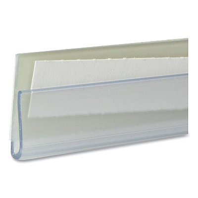 C-Line Shelf Labeling Strips, Side Load, 4 x 0.78, Clear, 10/Pack (CLI87447)