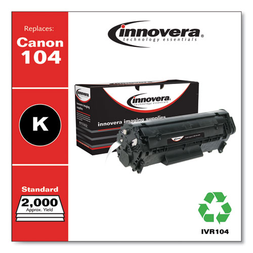 Innovera Remanufactured Black Toner, Replacement for 104 (0263B001AA), 2,000 Page-Yield