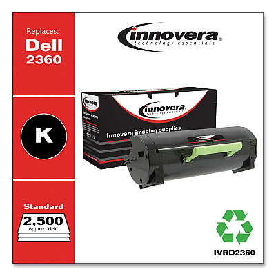Innovera Remanufactured Black Toner, Replacement for 331-9803, 2,500 Page-Yield (IVRD2360)