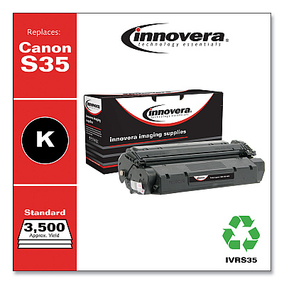 Innovera Remanufactured Black Toner, Replacement for S35 (7833A001AA), 3,500 Page-Yield