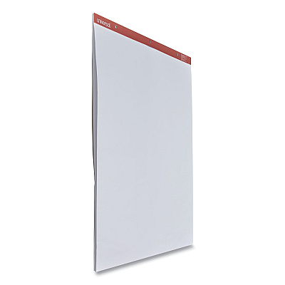 Universal Easel Pads/Flip Charts, Unruled, 27 x 34, White, 50 Sheets, 2/Carton (UNV35600)