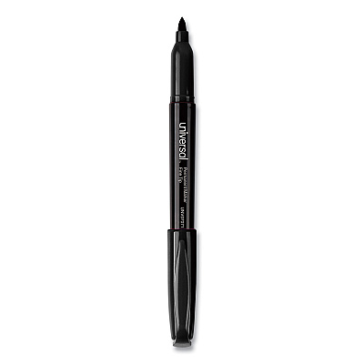 Universal Pen-Style Permanent Marker Value Pack, Fine Bullet Tip, Black, 36/Pack (UNV07070)